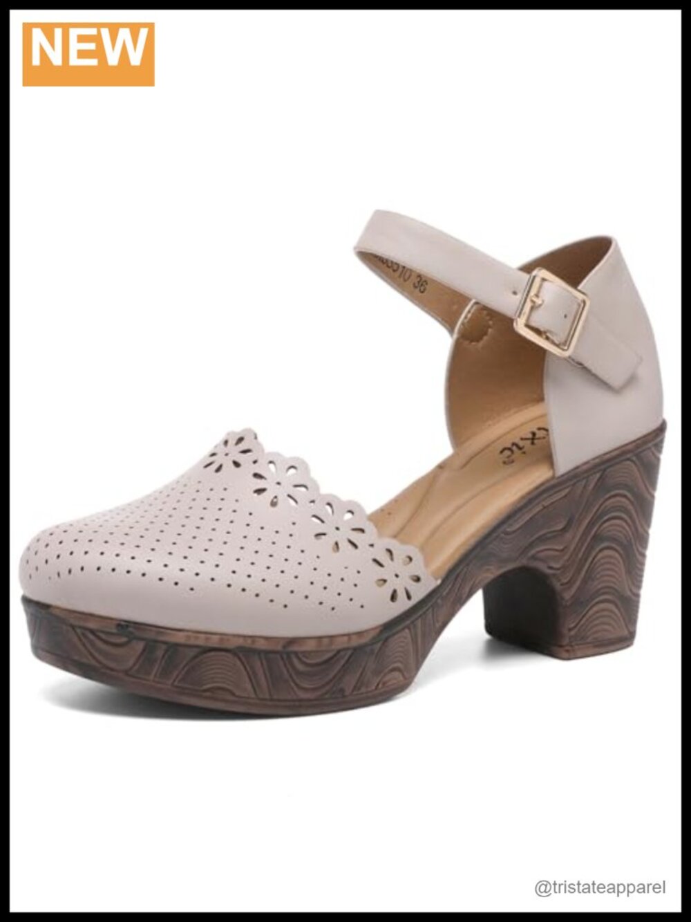 Women's Peep Toe Slingback Platform Wedge Sandals with Bow & Buckle
